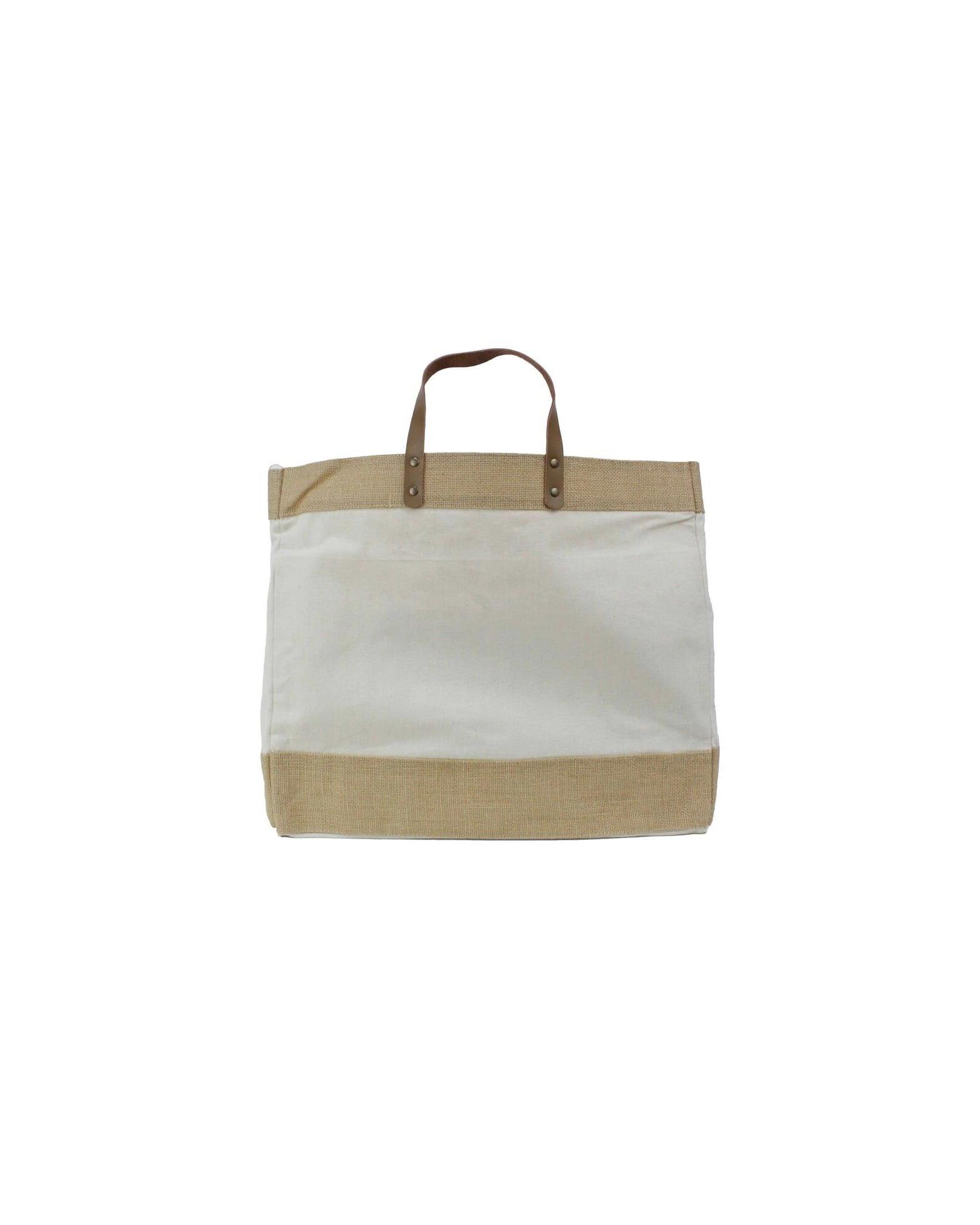Kidele - Natural Canvas and Jute Bag