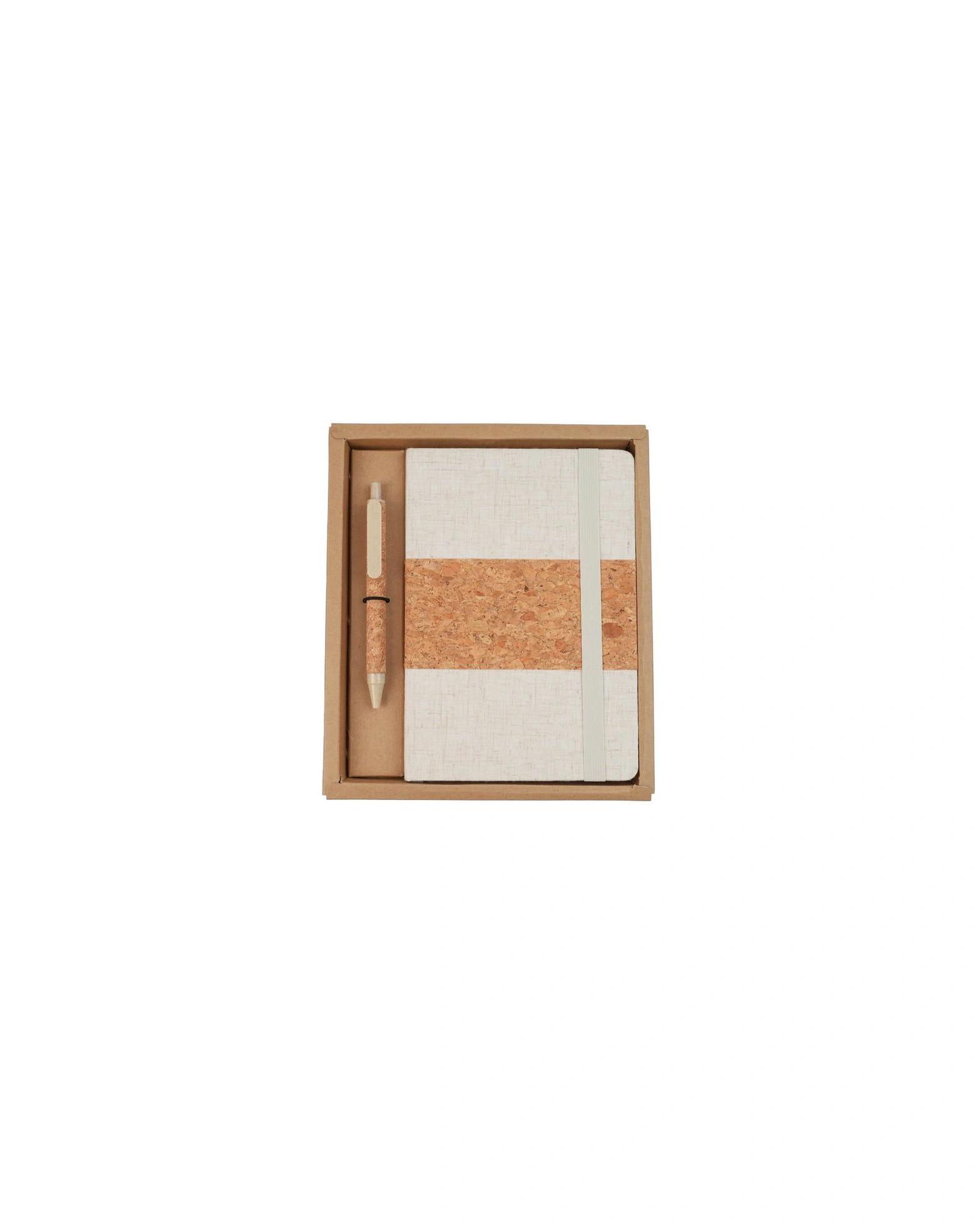 Kifafo - Cork Notebook Pen Set