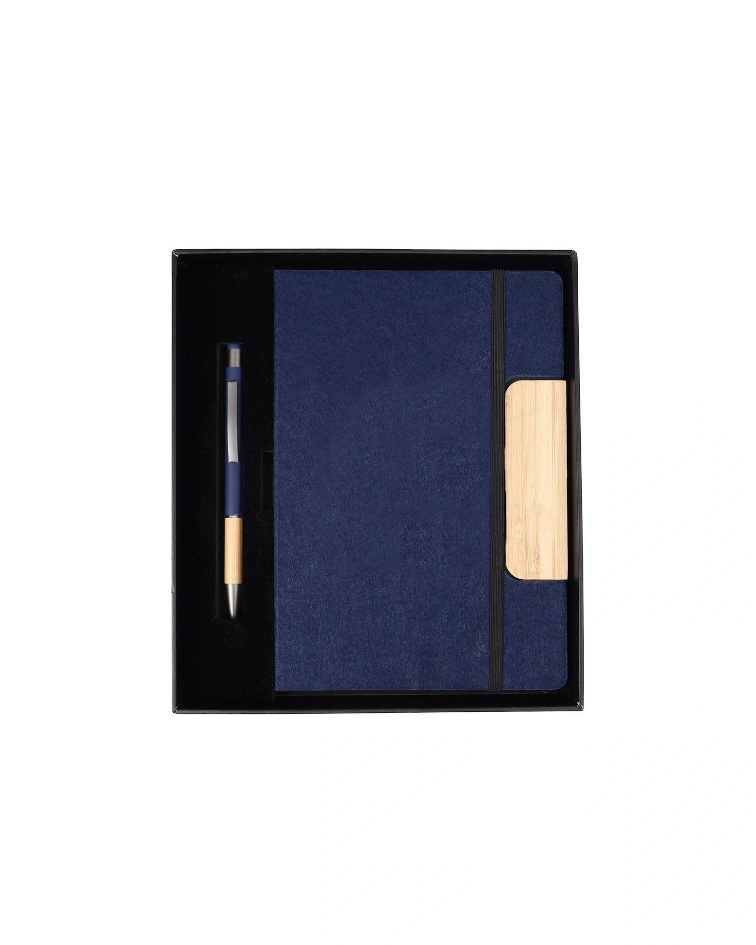 Cabago - Felt Bamboo Notebook and Pen Set