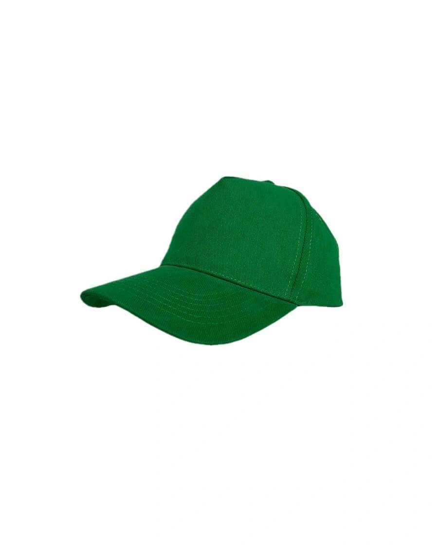 Logiho - NARVA - 5 Panel Heavy Brushed Cotton Cap - Green
