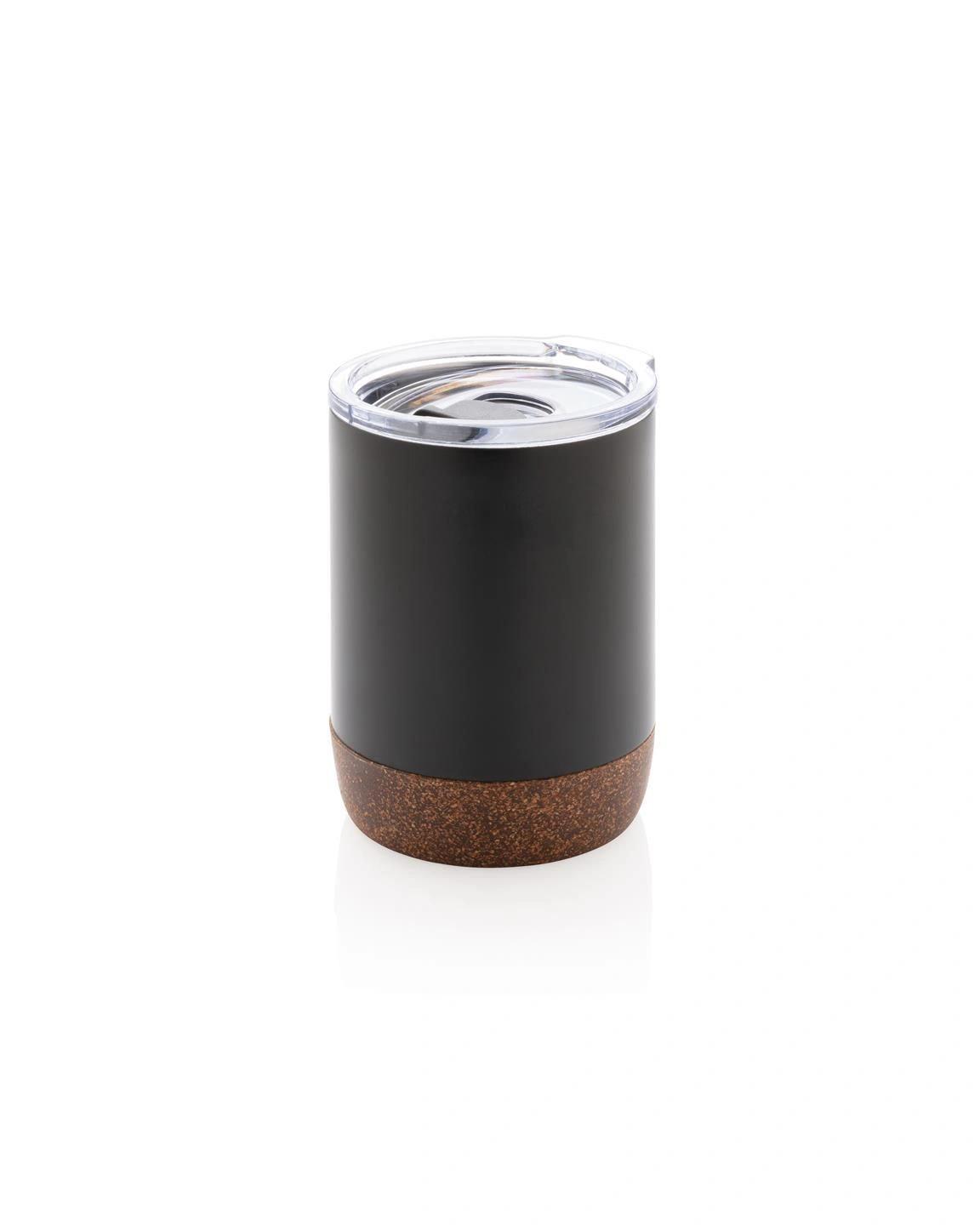 Kococi - GOUDA - Hans Larsen Vacuum Mug With Cork Base - Black