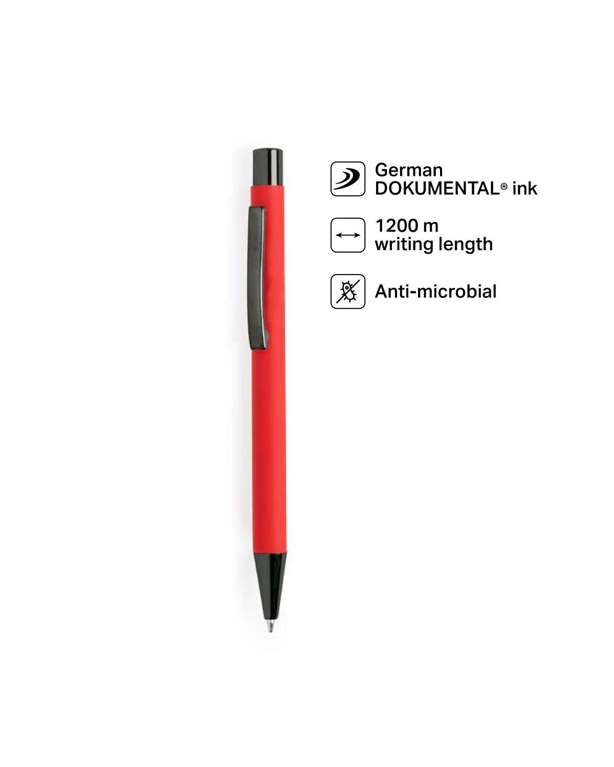 Lagido - BILLUND - Metal Ballpen - Red (Anti-bacterial)