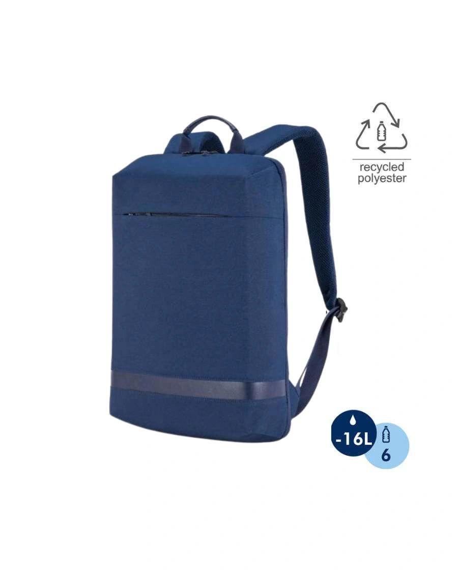 Kacile - SANOK - CHANGE Collection Slim RPET 15.6" Laptop Backpack - Blue