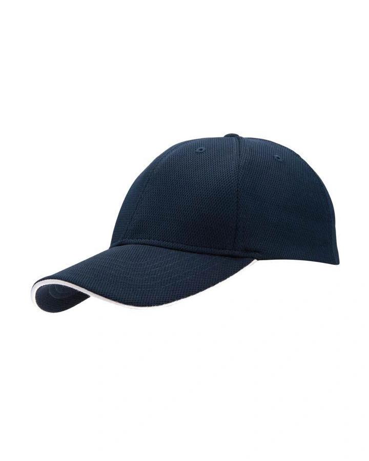 Kocico - Santhome Nu-Fit® Performance Stretch-Fitted Cap - Navy Blue / White