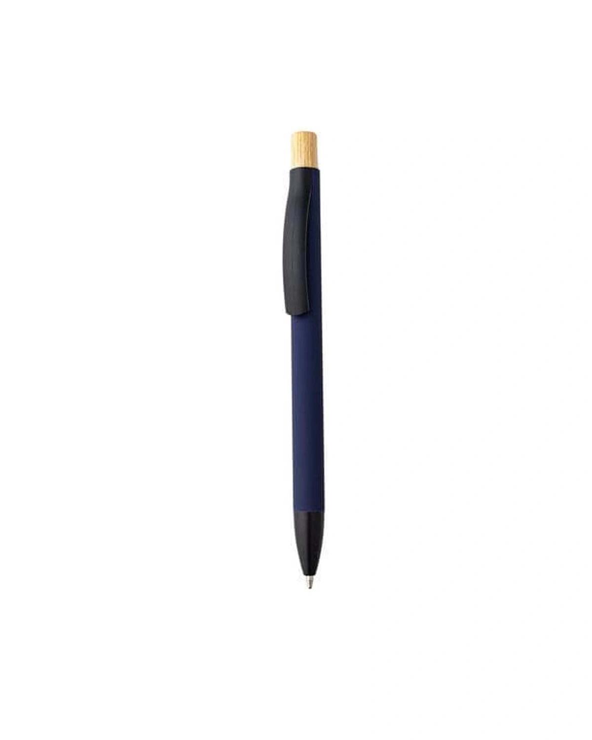 Bobece - BOLT - Aluminium Push Action Ballpen - Blue