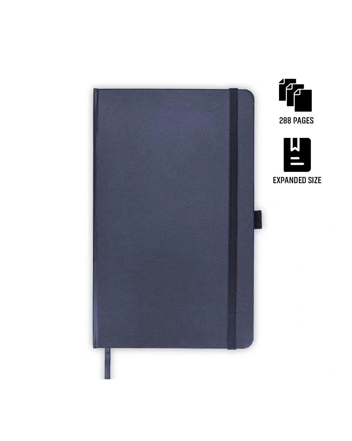 Cilodi - BARON - Santhome Expanded A5 Hard Cover Notebook - Navy Blue