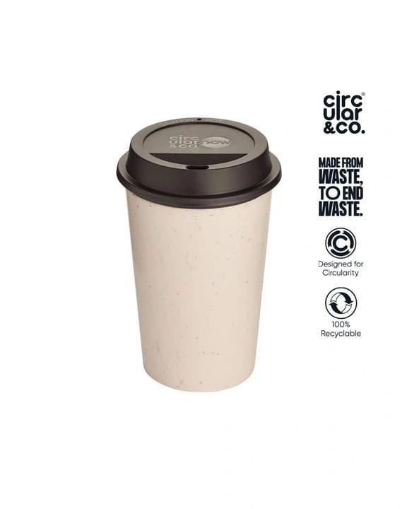 Kofela - Circular NOW Cup 12oz Cream & Cosmic Black