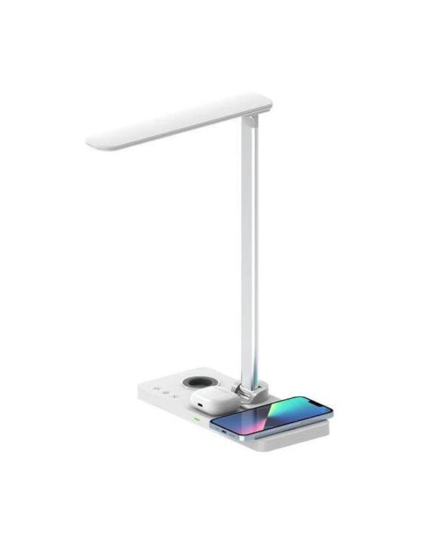 Dikiga - VELES - @memorii 3 in 1 Wireless Charger with Desk Lamp - White