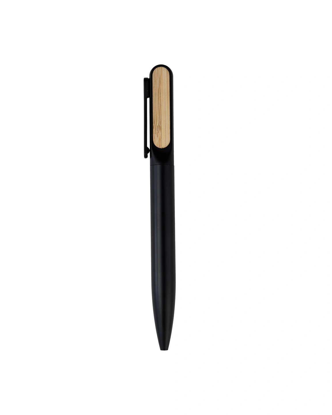 Delohe - ULMEN - Twist Metal Pen with Bamboo on Clip