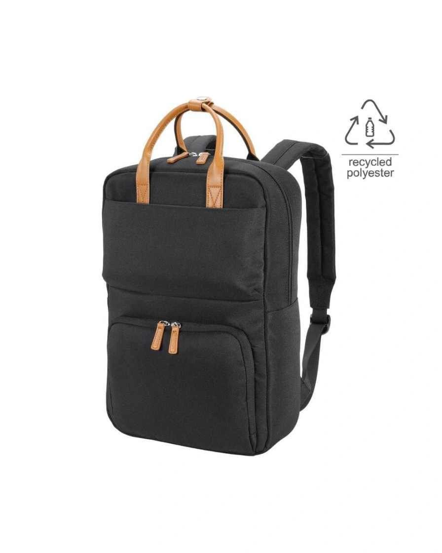 Cigoha - MAINZ - Santhome Metro RPET Laptop Backpack - Black