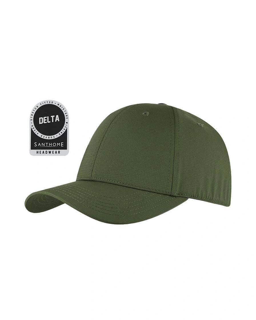 Baboca - DELTA - Santhome® DryNCool® Performance Stretch-Fitted Cap - Green