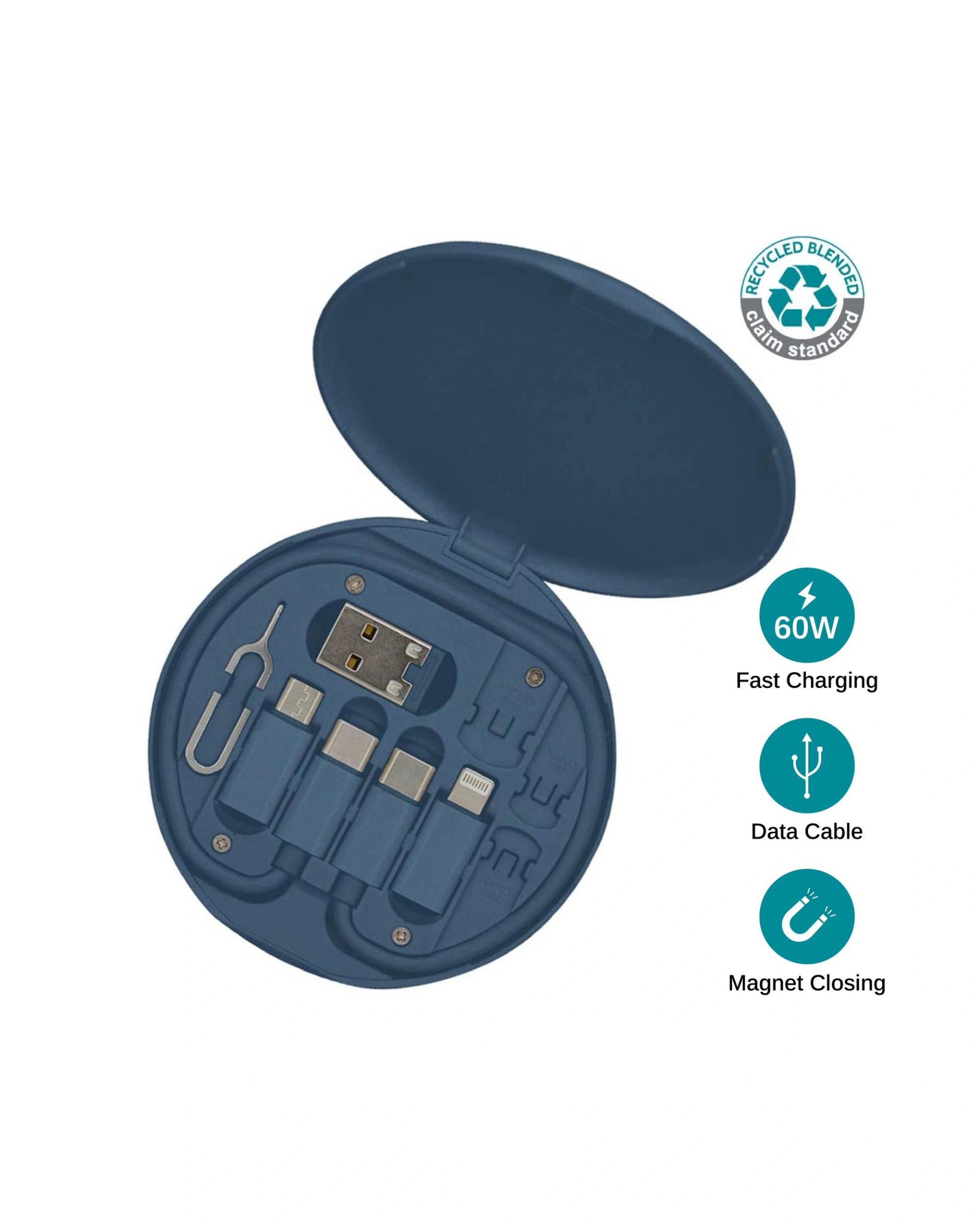 Lefela - TAVIRA - @memorii Recycled Multi-Cable Set - Blue