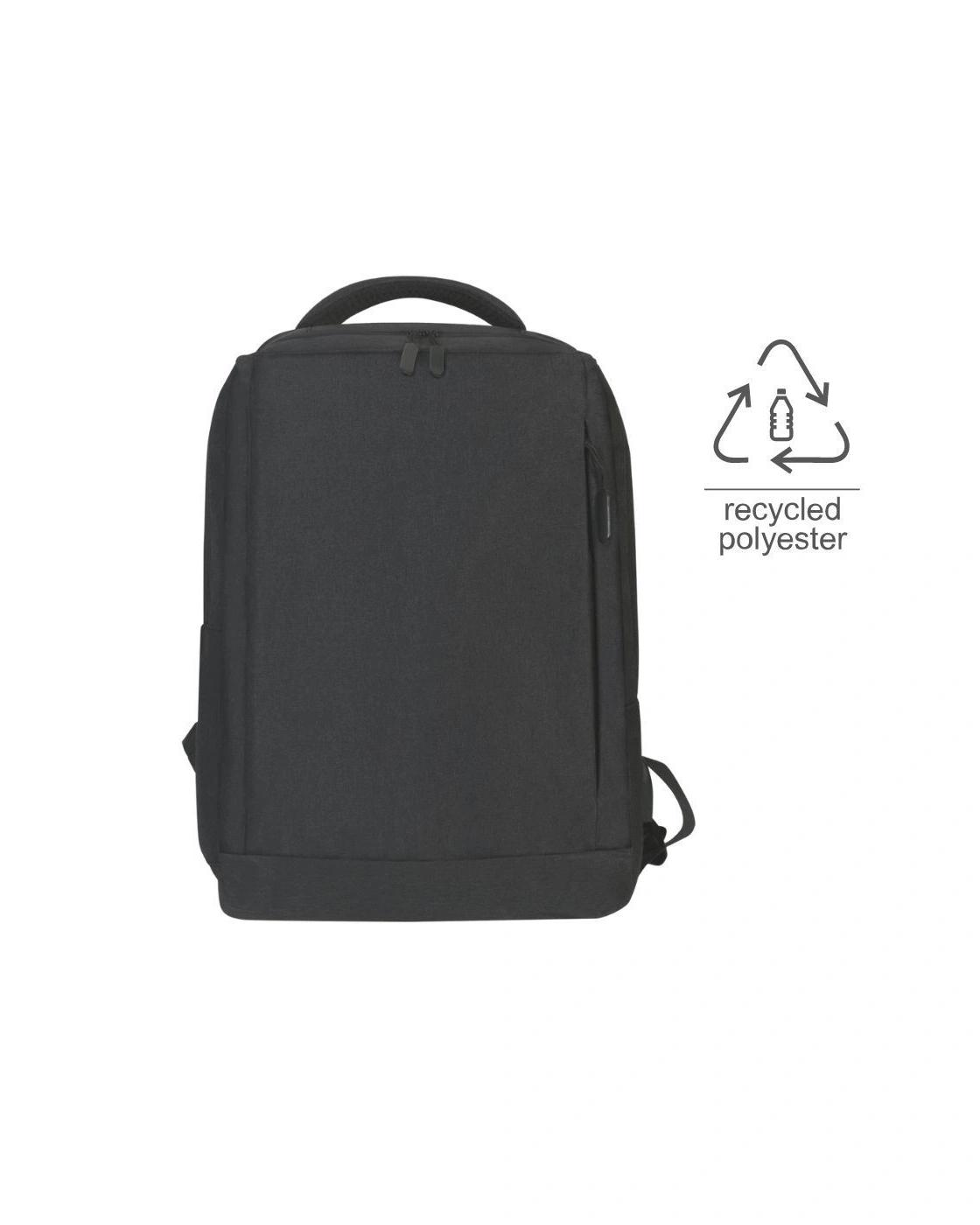 Hehelo - BARUTH - GRS-certified Recycled RPET Backpack - Black