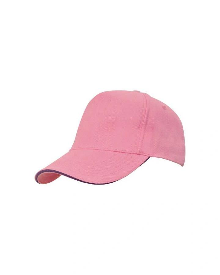 Fidage - Hans Larsen Cotton Cap-Pink/Purple Sandwich