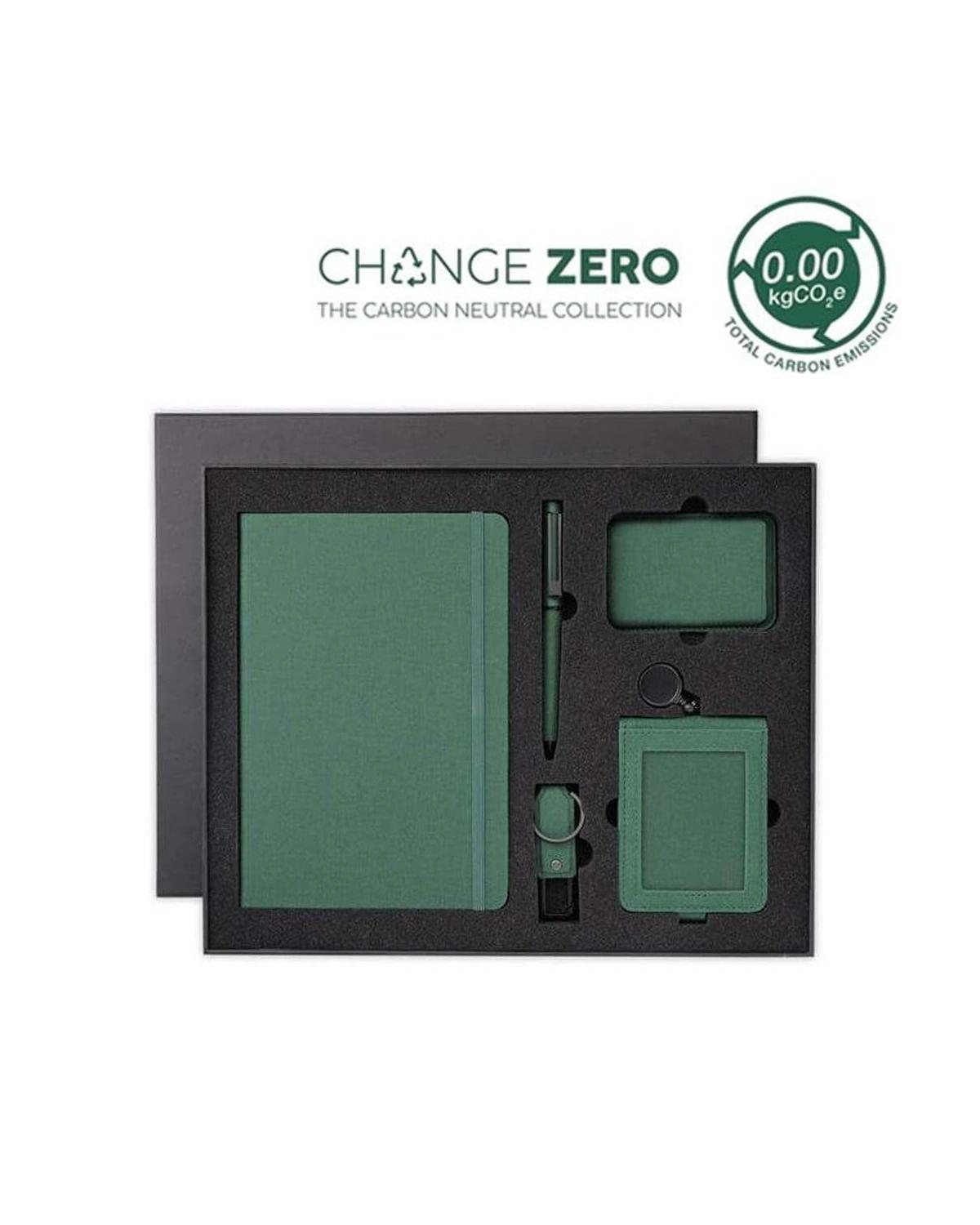 Hiloce - ALMADA - CHANGE ZERO Sustainable 5pc Onboarding Gift Set - Green