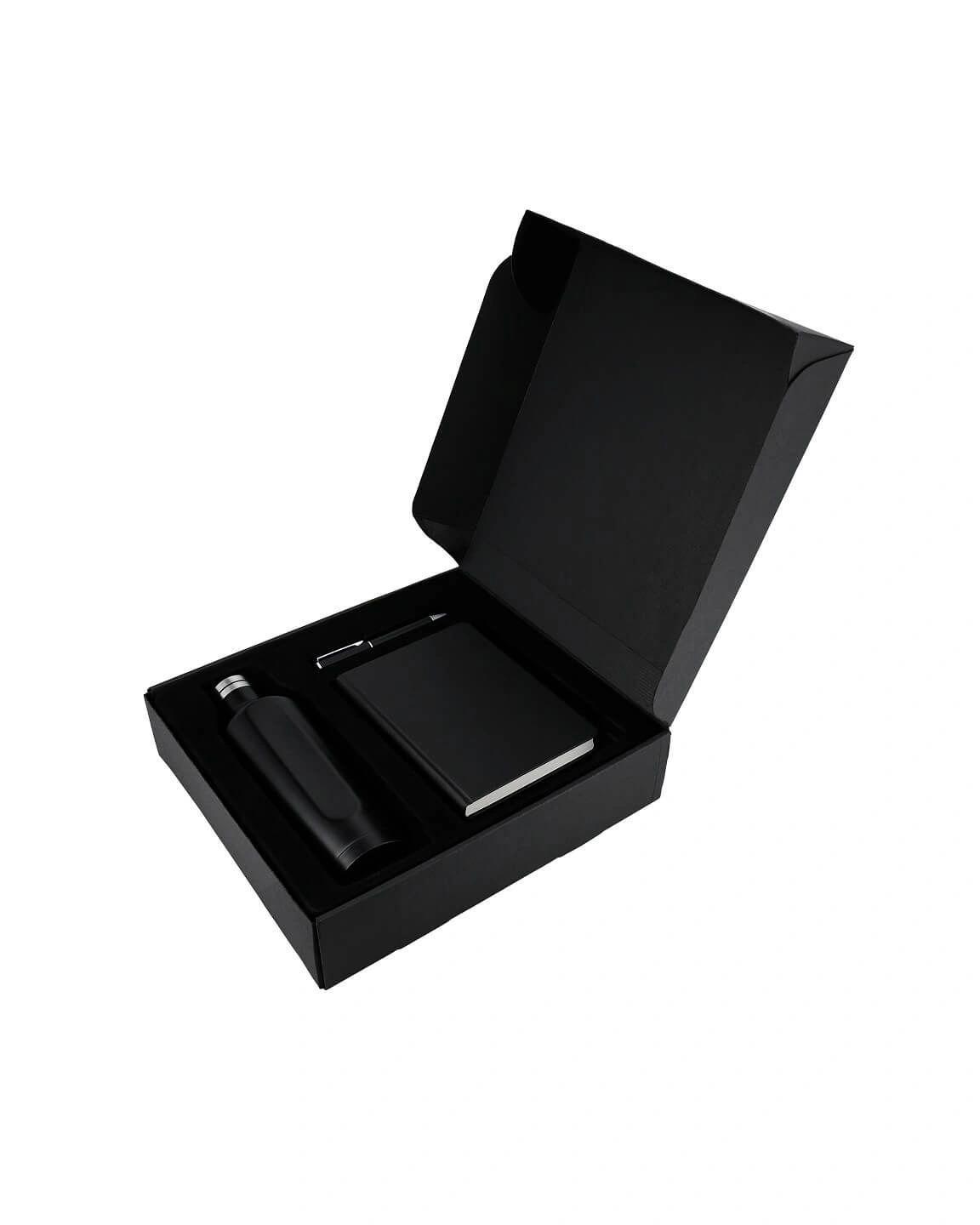 Kecofa - ARGAKI - SANTHOME Gift Set- SS Bottle, Notebook and Pen