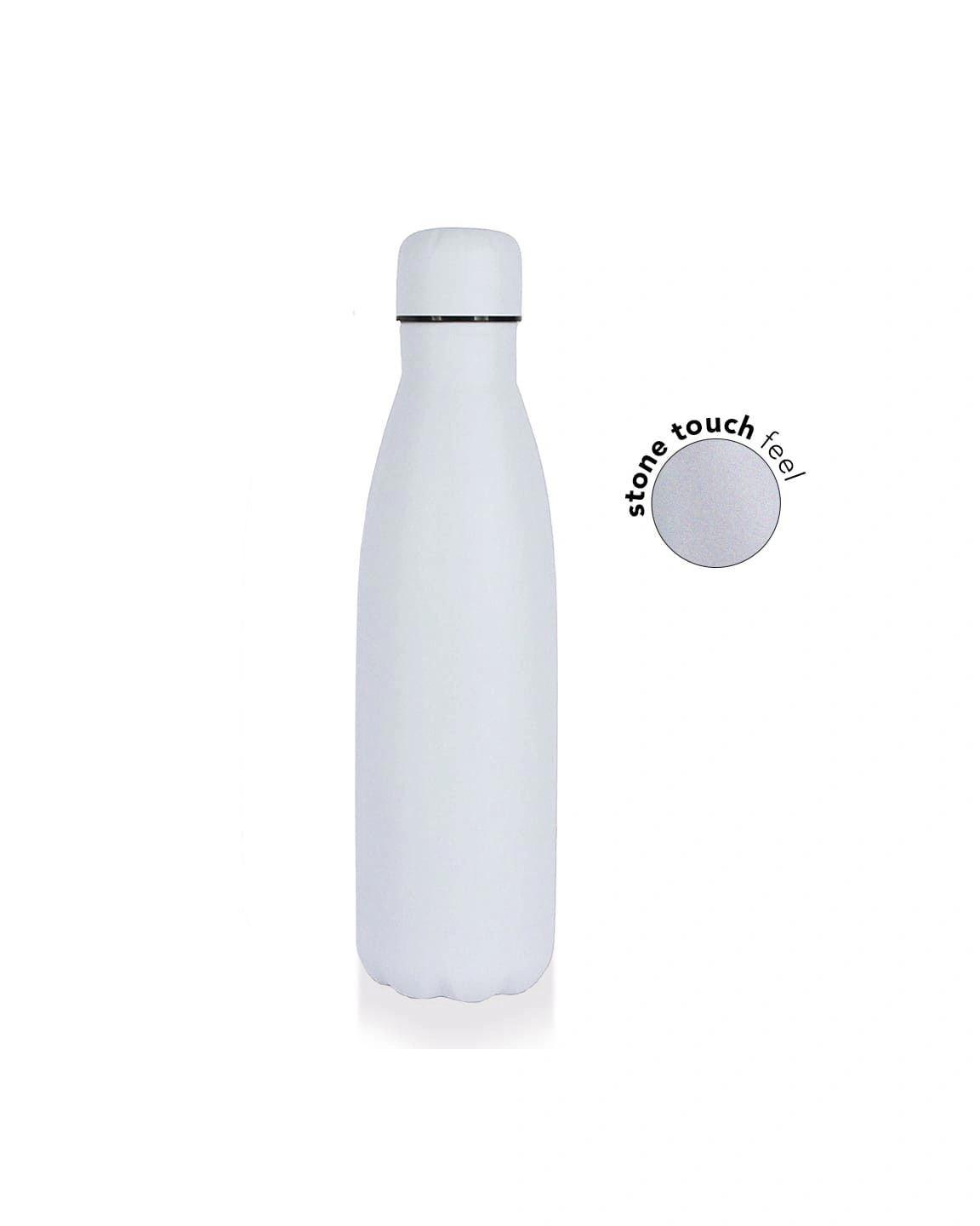 Kececi - RONDA - Stone Touch Insulated Water Bottle - White