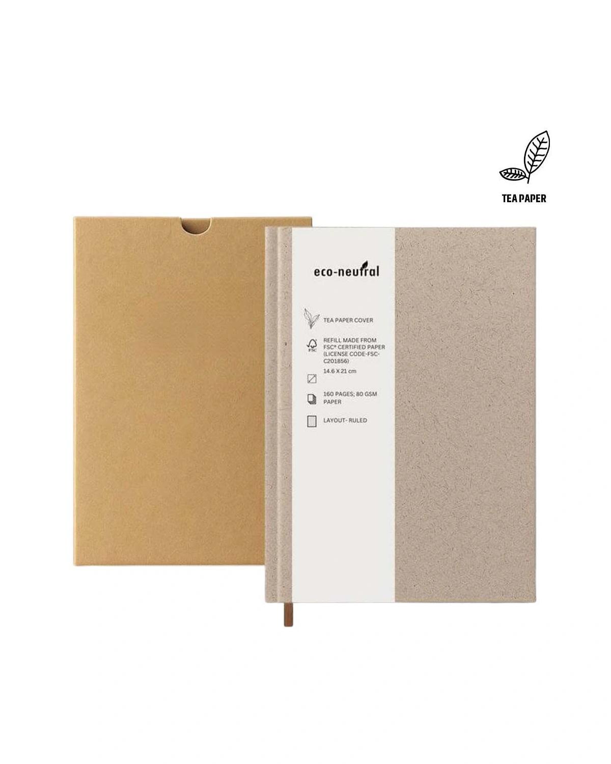 Gifice - KEILA - eco-neutral TEA Cover A5 Notebook