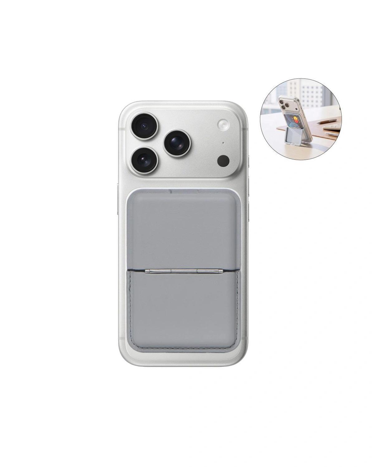 Boboli - NAPIER - MagCase Phone Cardholder - Grey