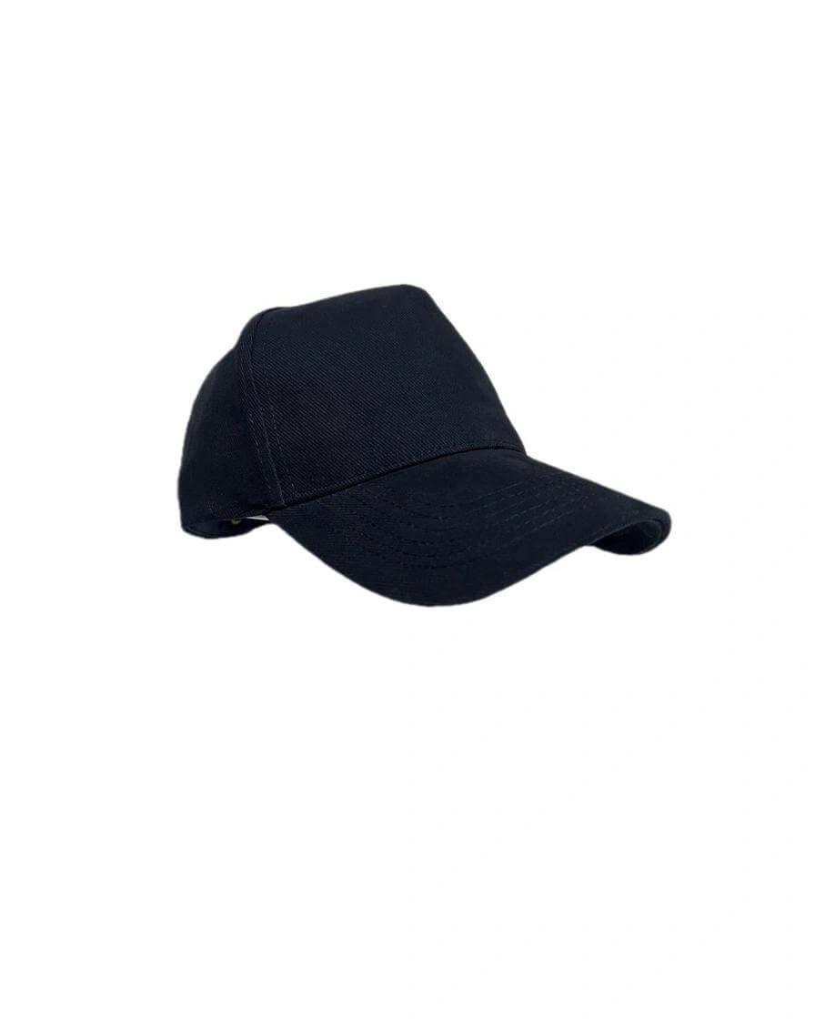 Kidobe - NARVA - 5 Panel Heavy Brushed Cotton Cap - Navy Blue