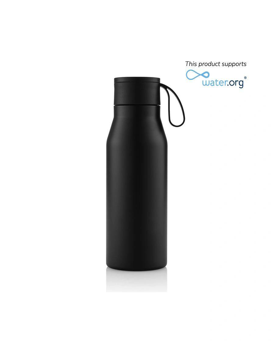 Hahali - R-NEBRA - CHANGE Collection Recycled Stainless Steel Vacuum Bottle - Black