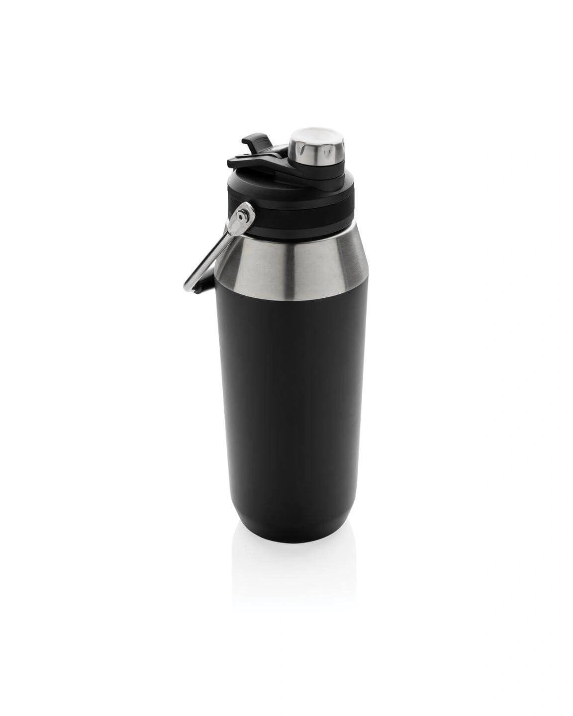 Cadaga - USLAR - Hans Larsen Vacuum Bottle with Solid Handle and Dual Lid - 1L - Black