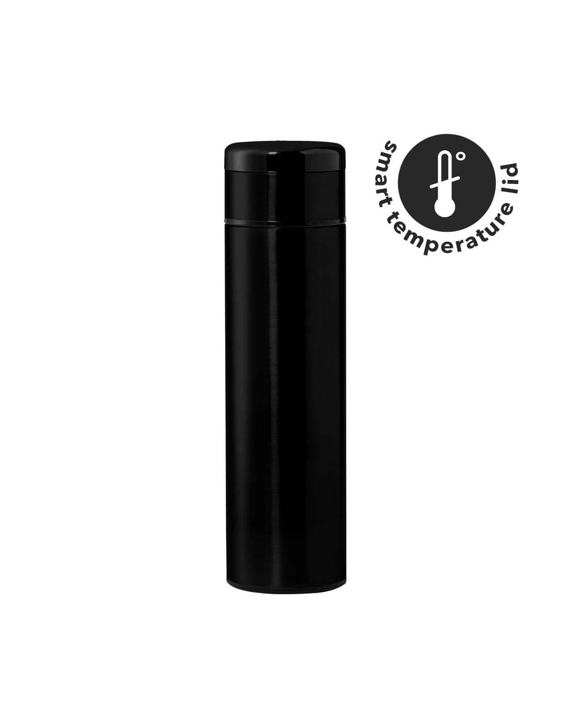 Goloci - KOVEL - Double Walled Insulated Flask with Temperature Lid - Black