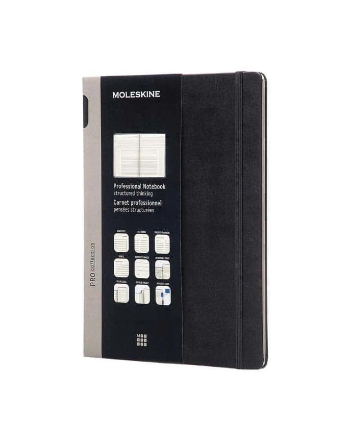 Hacoha - Moleskine Professional Notebooks - L Size Black