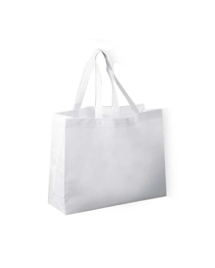 Gidohi - Non-woven Shopping Bag Horizontal - White