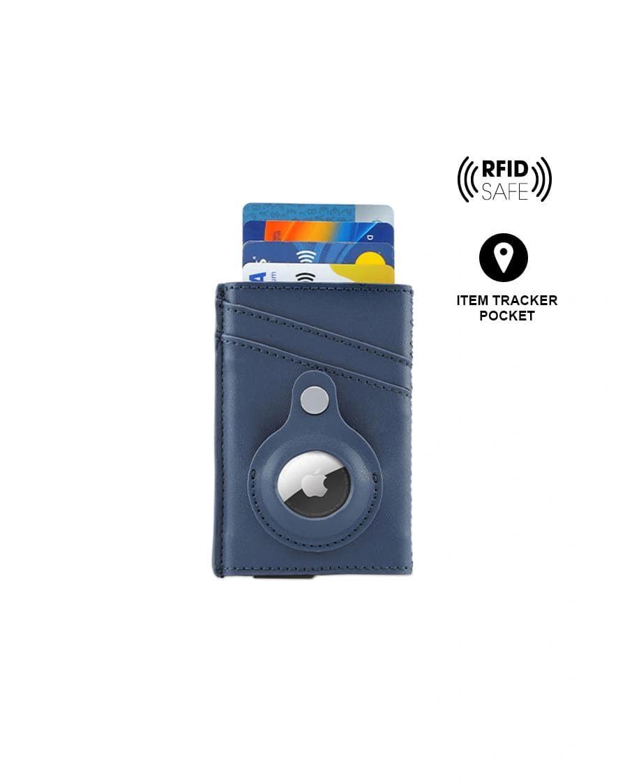 Bigeci - TROMSI - Santhome® PU Card Holder with Santhome Tag pocket - Navy Blue