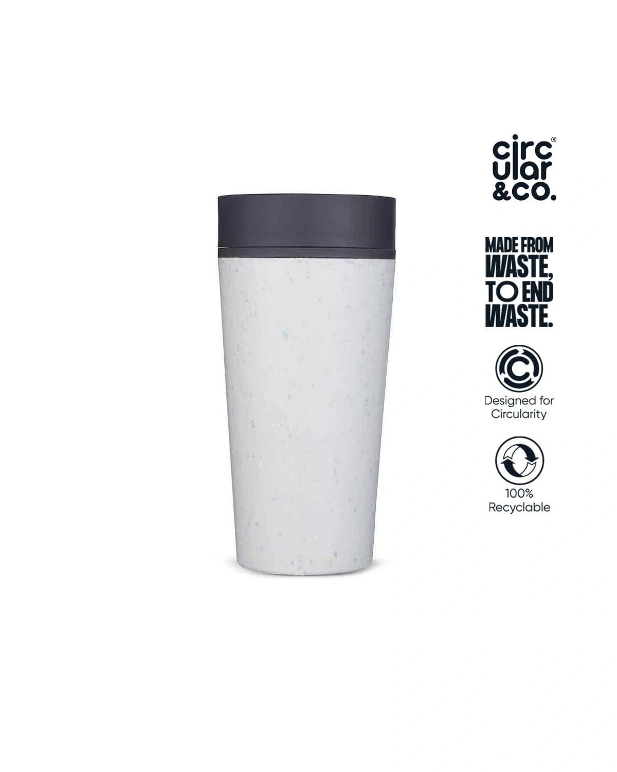 Kolofo - Circular Cup 12oz Chalk & Storm Grey