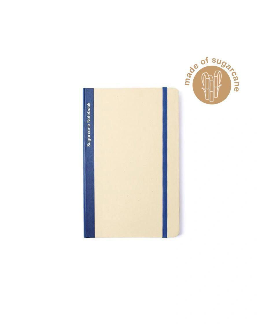 Fecabe - BUREN - eco-neutral Sugarcane Paper A5 Notebook - Navy Blue