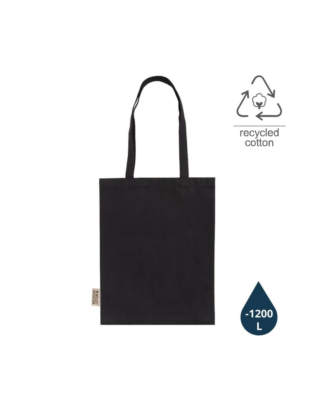 Hefaba - ABLAR - GRS-certified Recycled Cotton Tote Bag - Black