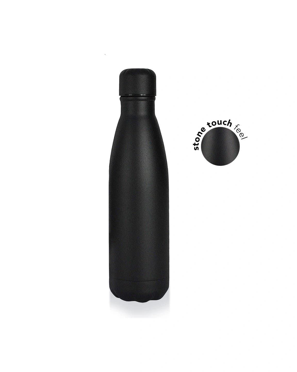 Bobabo - RONDA - Stone Touch Insulated Water Bottle - Black