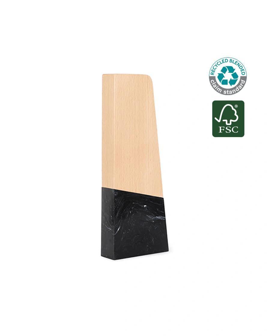 Gibada - FARSO - Waste-to-Wins® Recycled Award - Black Swirl