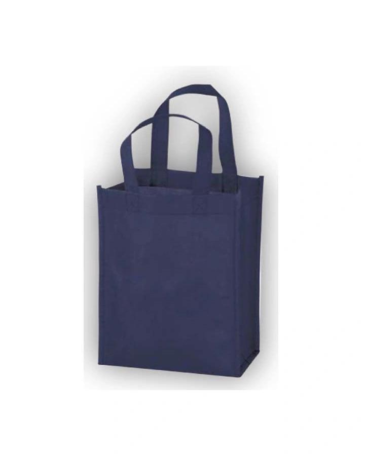 Hikobe - Non-Woven Shopping Bag Vertical Navy Blue