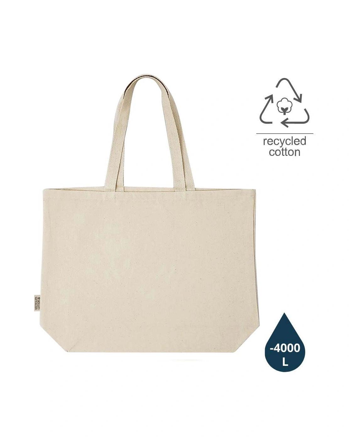 Fagadi - BORKUM - GRS-certified Recycled Cotton Beach / Shopping Bag - Natural