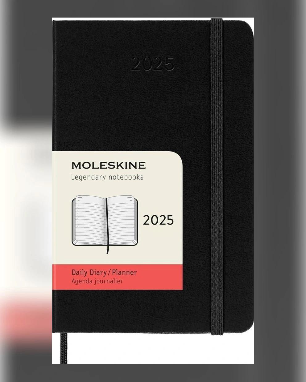 Kihaba - Moleskine 2025 Daily 12M Planner - Soft Cover - Large