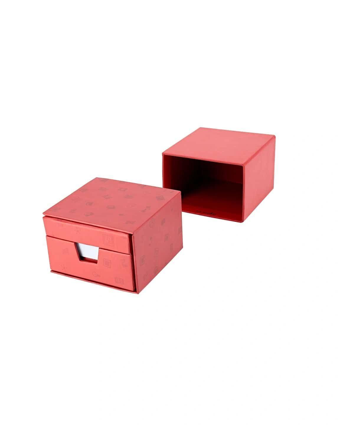 Habiko - KALMAR - eco-neutral Memo/Calendar Cube - Red