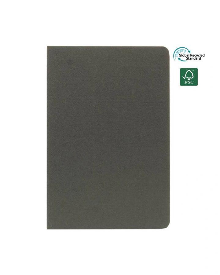 Kifiko - ORSHA - SANTHOME A5 rPET & FSC Certified Notebook - Grey (Anti-Microbial)