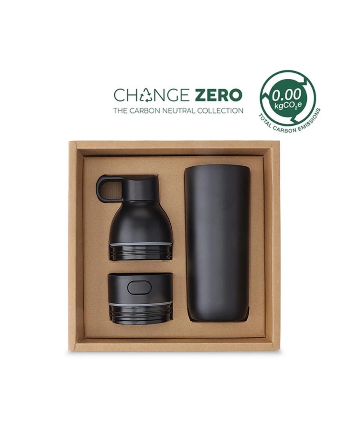 Halafa - RUVO - CHANGE ZERO 2-in-1 Modular Hydration Gift Set - Black