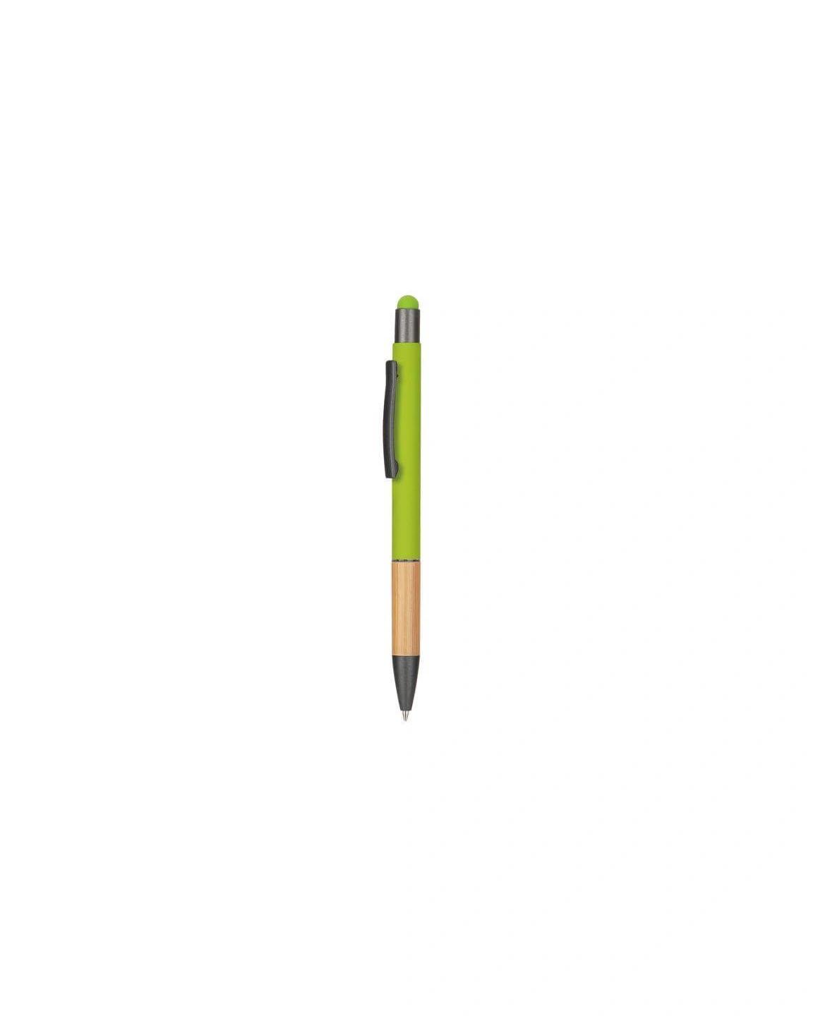 Bafeho - AYTOS - Metal Stylus Pen with Bamboo Grip - Green