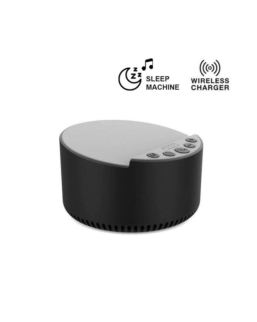 Fekebi - ROVIK - 3-in-1 Bluetooth Speaker with Sleep Machine and 15W Wireless Charger - Black