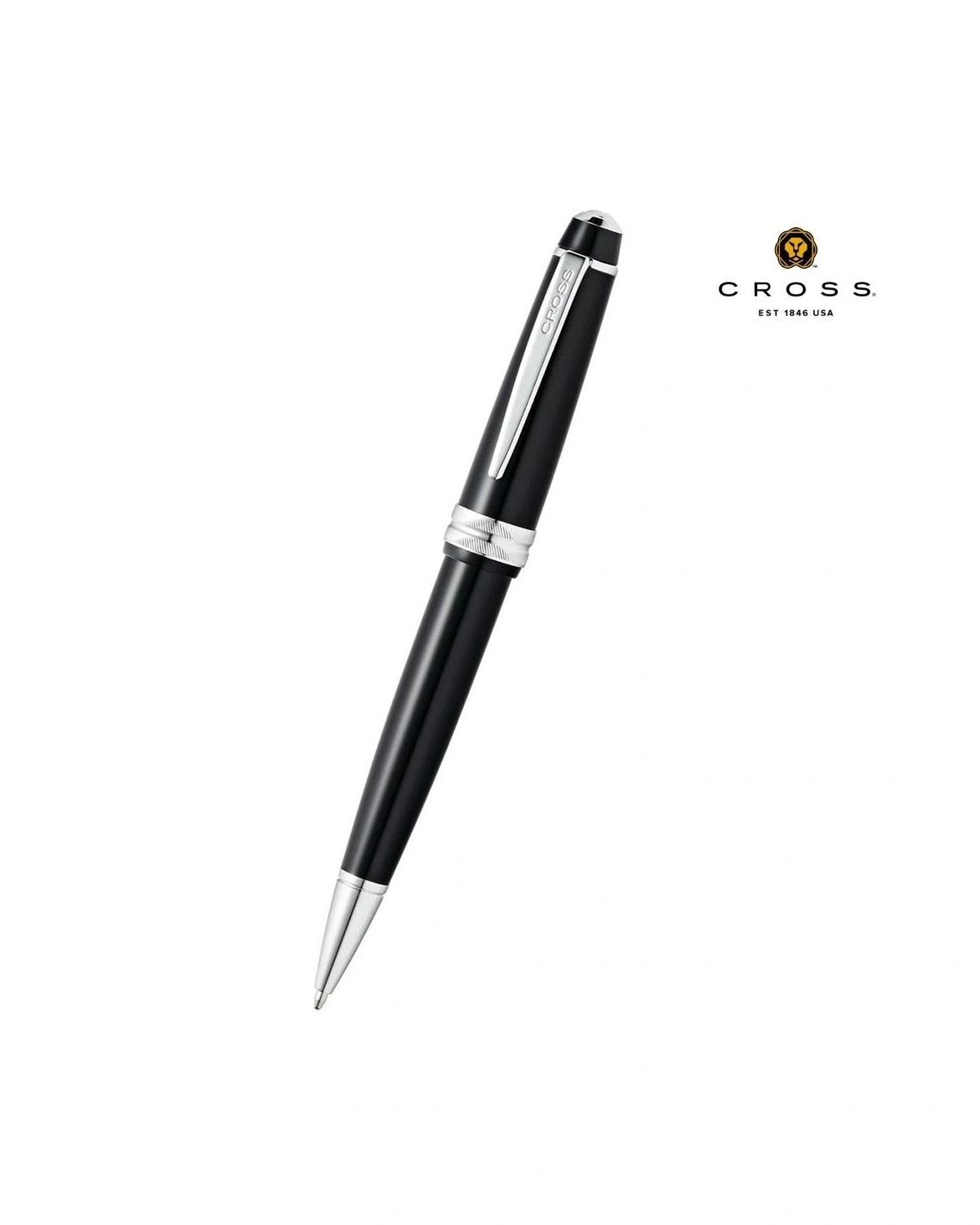 Fobega - Cross Bailey LightTM Polished Black Resin with Polished Chrome Appointments Ballpoint Pen