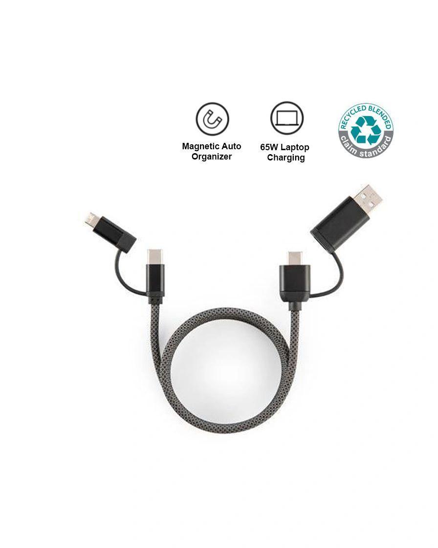 Gidici - ORSTED - 65W Recycled Magnetic 4-in-1 Multi-Cable