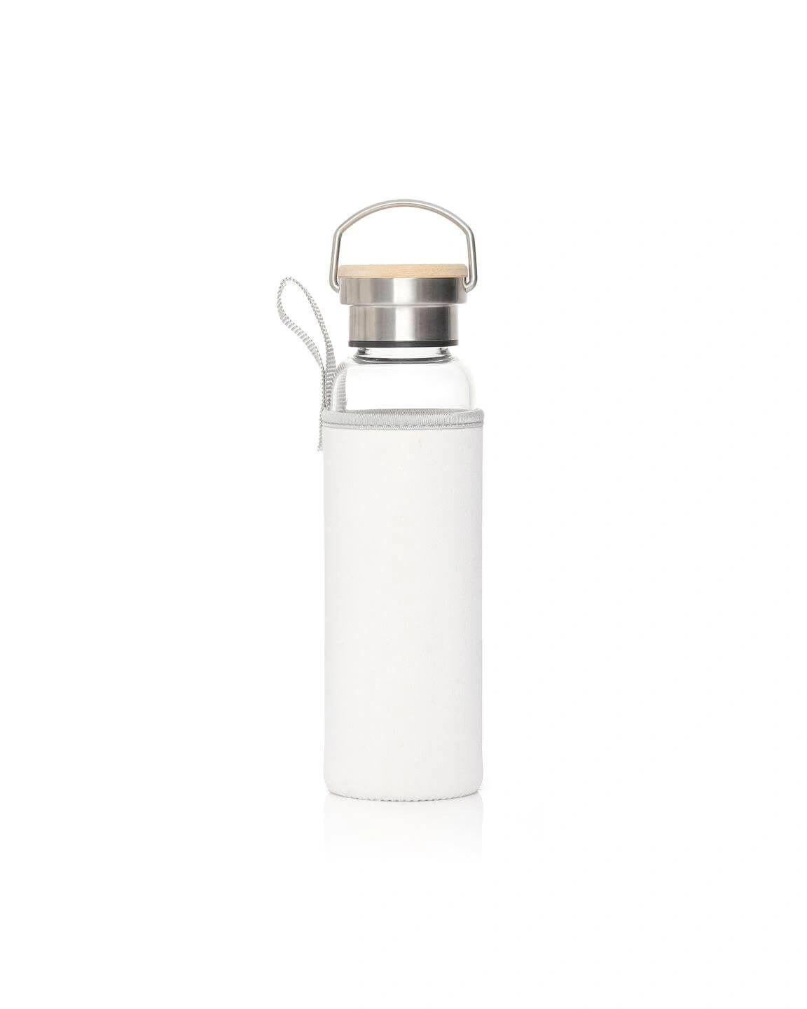 Legede - FLOHA - Hans Larsen Borosilicate Glass Bottle with Neo Sleeve - White