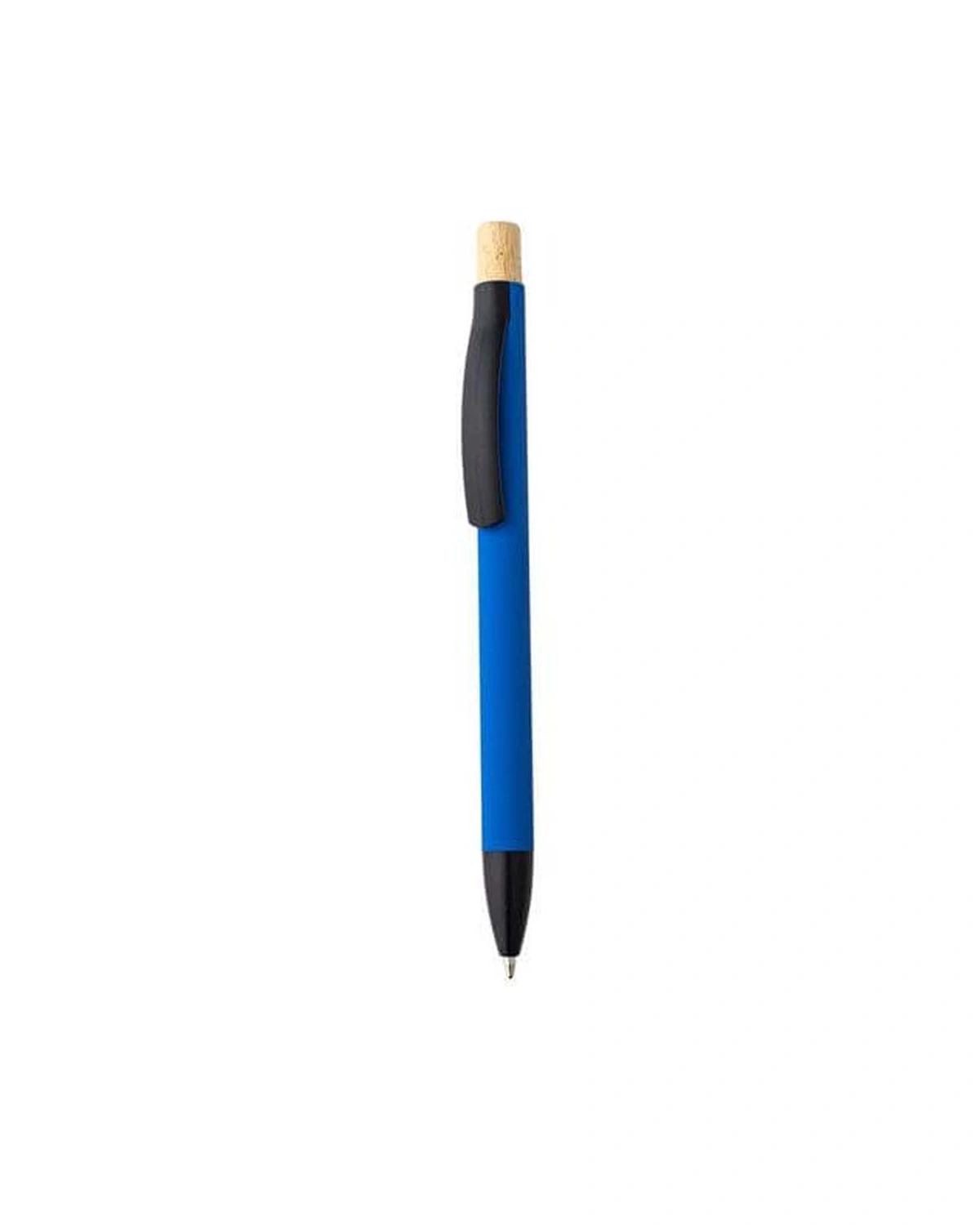 Bolali - BOLT - Aluminium Push Action Ballpen - Medium Blue