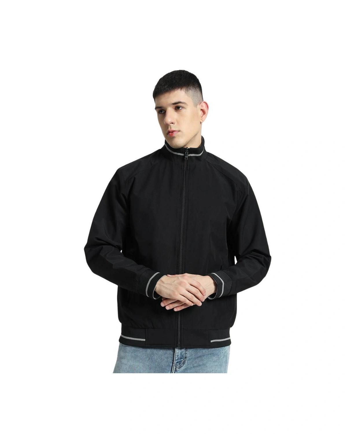 Dikaho - VARSITY - SANTHOME Men's Lightweight Reversible Bomber Jacket