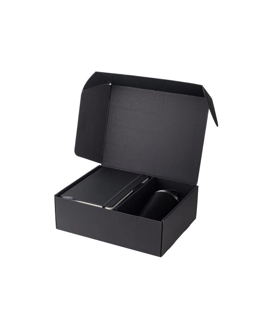 Dadigo - KOKSI - Set of Double Walled Tumbler, A5 Notebook and Pen - Black
