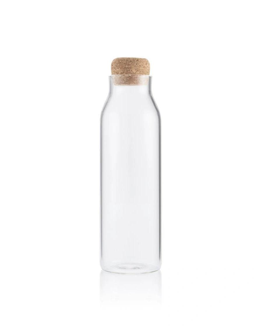 Ciladi - DELLACH - Borosilicate Glass Bottle with Cork Lid - 1200ml